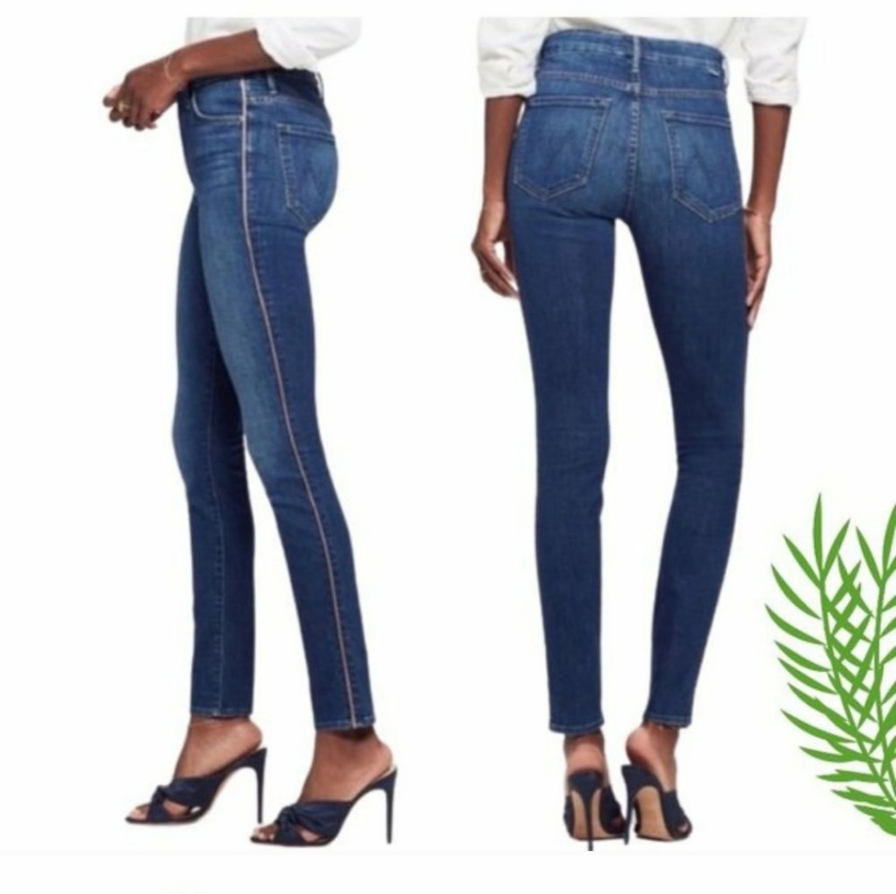MOTHER Women's Ankle & Cropped Jeans - Dark Blue